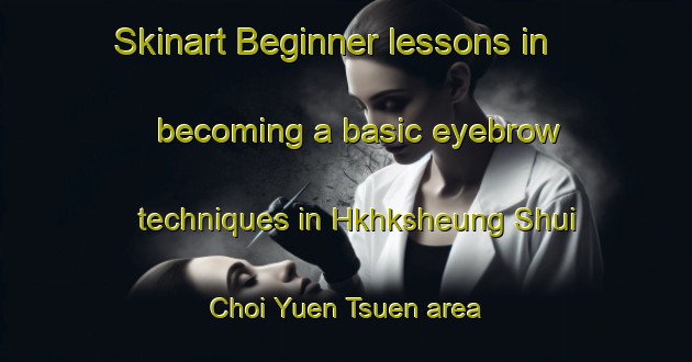 Skinart Beginner lessons in becoming a basic eyebrow techniques in Hkhksheung Shui Choi Yuen Tsuen area | EyebrowTraining | EyebrowClasses | SkinartTraining-Hong Kong