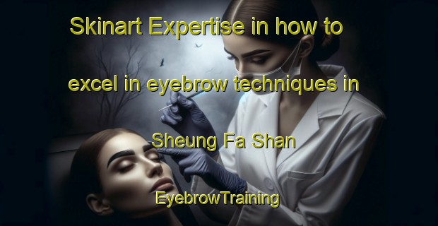 Skinart Expertise in how to excel in eyebrow techniques in Sheung Fa Shan | EyebrowTraining | EyebrowClasses | SkinartTraining-Hong Kong