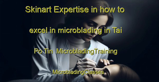 Skinart Expertise in how to excel in microblading in Tai Po Tin | MicrobladingTraining | MicrobladingClasses | SkinartTraining-Hong Kong