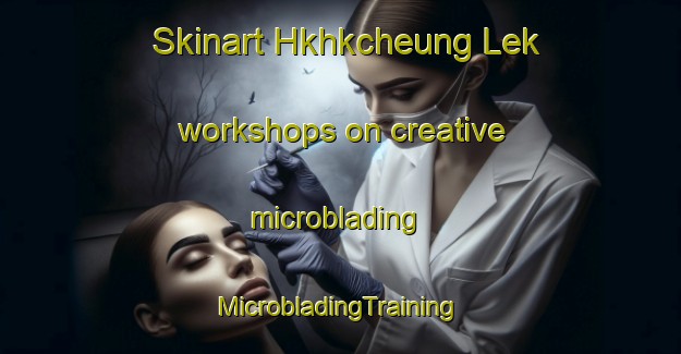 Skinart Hkhkcheung Lek workshops on creative microblading | #MicrobladingTraining #MicrobladingClasses #SkinartTraining-Hong Kong