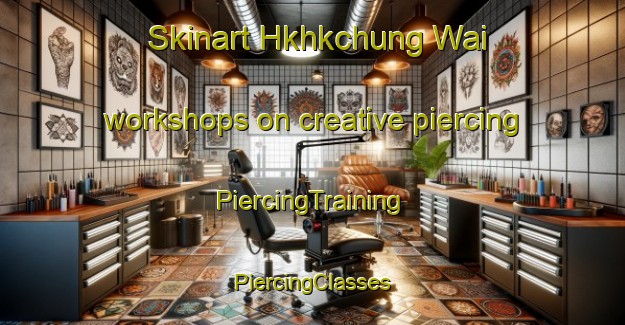 Skinart Hkhkchung Wai workshops on creative piercing | #PiercingTraining #PiercingClasses #SkinartTraining-Hong Kong