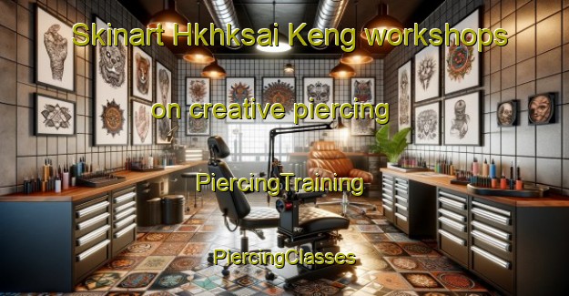 Skinart Hkhksai Keng workshops on creative piercing | #PiercingTraining #PiercingClasses #SkinartTraining-Hong Kong