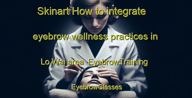Skinart How to integrate eyebrow wellness practices in Lo Wai area | EyebrowTraining | EyebrowClasses | SkinartTraining-Hong Kong