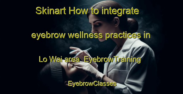Skinart How to integrate eyebrow wellness practices in Lo Wai area | EyebrowTraining | EyebrowClasses | SkinartTraining-Hong Kong