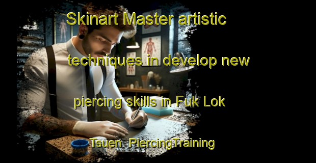 Skinart Master artistic techniques in develop new piercing skills in Fuk Lok Tsuen | PiercingTraining | PiercingClasses | SkinartTraining-Hong Kong