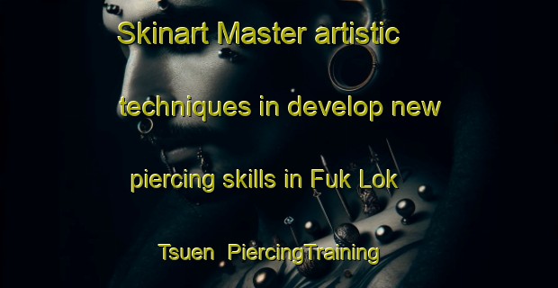 Skinart Master artistic techniques in develop new piercing skills in Fuk Lok Tsuen | PiercingTraining | PiercingClasses | SkinartTraining-Hong Kong