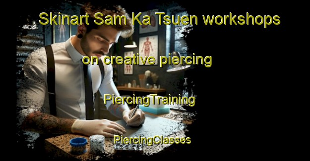 Skinart Sam Ka Tsuen workshops on creative piercing | PiercingTraining | PiercingClasses | SkinartTraining-Hong Kong