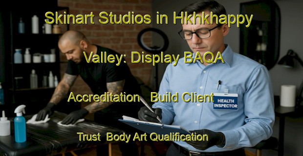 Skinart Studios in Hkhkhappy Valley: Display BAQA Accreditation - Build Client Trust | Body Art Qualification Authority | BAQA-Hong Kong