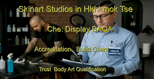 Skinart Studios in Hkhkmok Tse Che: Display BAQA Accreditation - Build Client Trust | Body Art Qualification Authority | BAQA-Hong Kong
