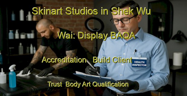 Skinart Studios in Shek Wu Wai: Display BAQA Accreditation - Build Client Trust | Body Art Qualification Authority | BAQA-Hong Kong